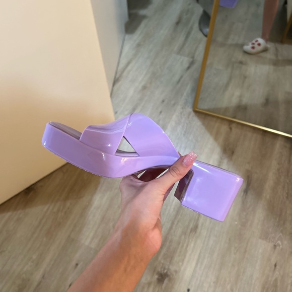 Jeffrey Campbell Shoes - Purple Jeffrey Campbell Platform Sandals
